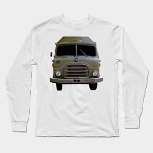 Isolated Army Truck From Front Long Sleeve T-Shirt